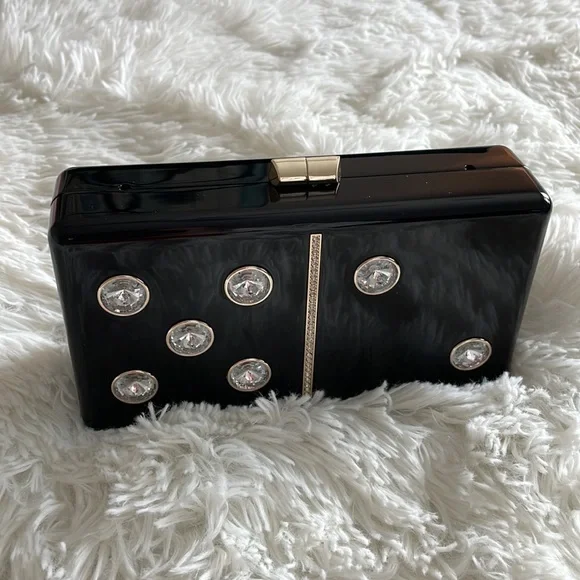 SOLD NWT Kate Spade Roll Domino Clutch - Picture 8 of 9